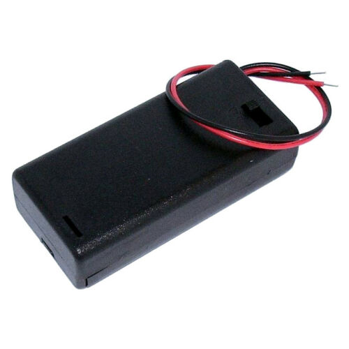 Bh5 Black Battery Holder With Detachable Clip Fit Lidand Switch Black